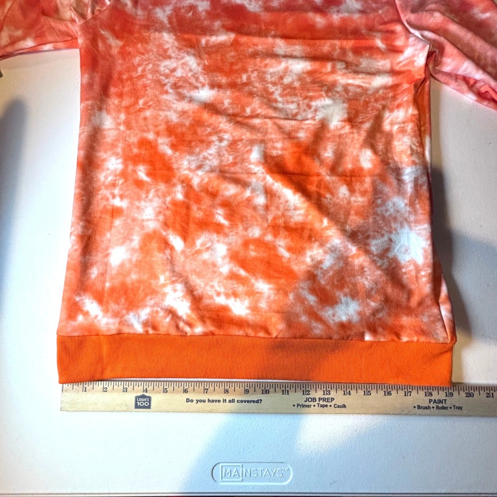 Halloween Tie Dye Sweatshirt Men's Medium Pumpkin Graphic Costume‎ Pullover - Picture 5 of 12